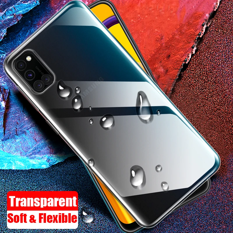 For Samsung Galaxy A51 Case Transparent Soft TPU Full Protective A71 A81 A91 Clear Phone Fundas |