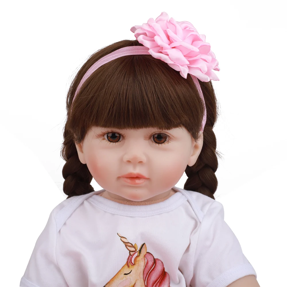 Модная настоящая кукла для девочки Bebe 24 дюйма силиконовая Мягкая хлопковая 60 см