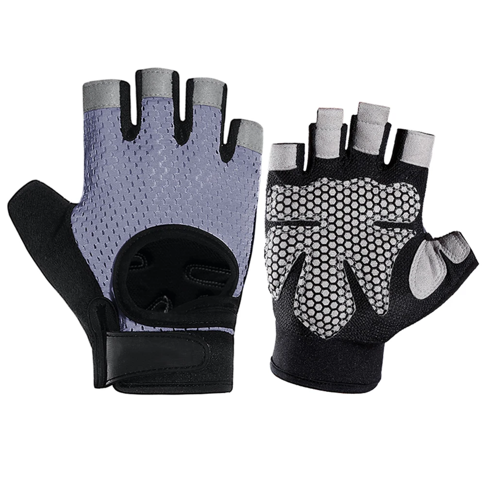 Новинка 1 пара перчатки с полупальцами дышащие противоударные противоскользящие