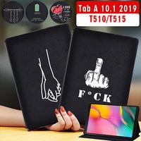 for samsung galaxy tab a 10 1 inch 2019 t510t515 tablet case pu leather cover case free stylus