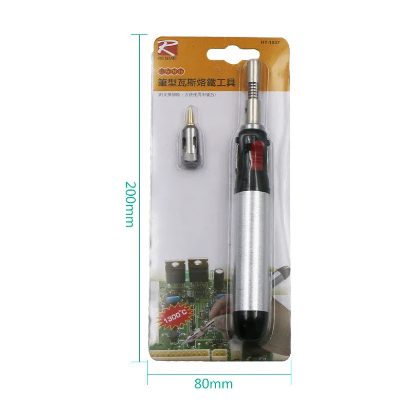 HT-1937 Flame Butane Gas Soldering Iron 12ml Pen Torch Tool Portable Heat Cordless Welding Torches Hot Air Gun | Инструменты