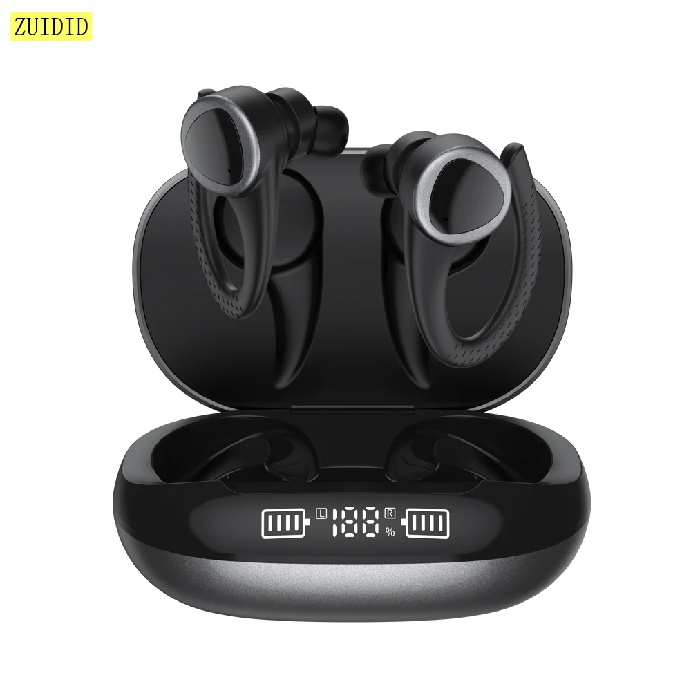 TWS стереонаушники T09 с поддержкой Bluetooth 5 1 и светодиодный ным управлением|Наушники