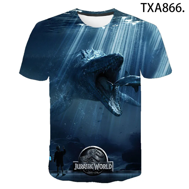 

2020 Jurassic Park T Shirt Men Women Children 3d Printed T-shirt Casual Funny Tops Jurassic World Tee Boy Girl Kids Cool Tshirt