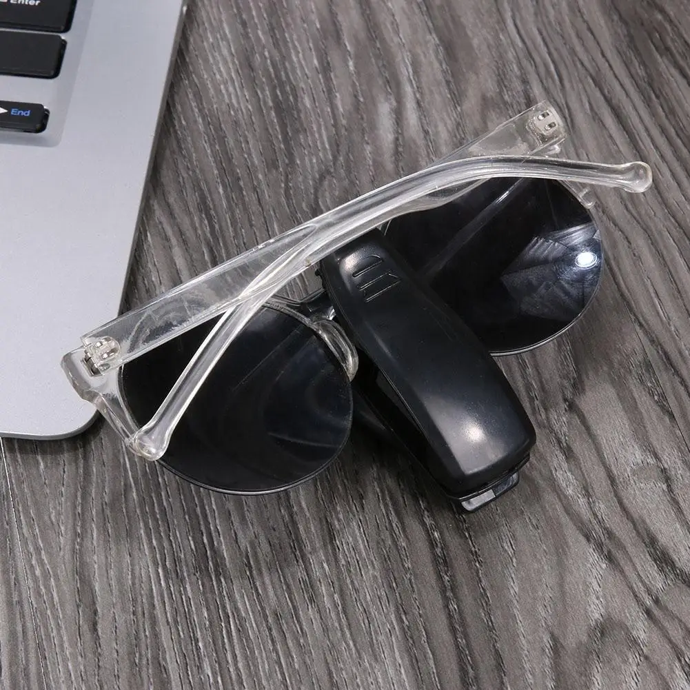 Car Auto Sun Visor Clip Holder For Reading Glasses Sunglasses Eyeglass Card Pen Sunglass Styling | Автомобили и мотоциклы