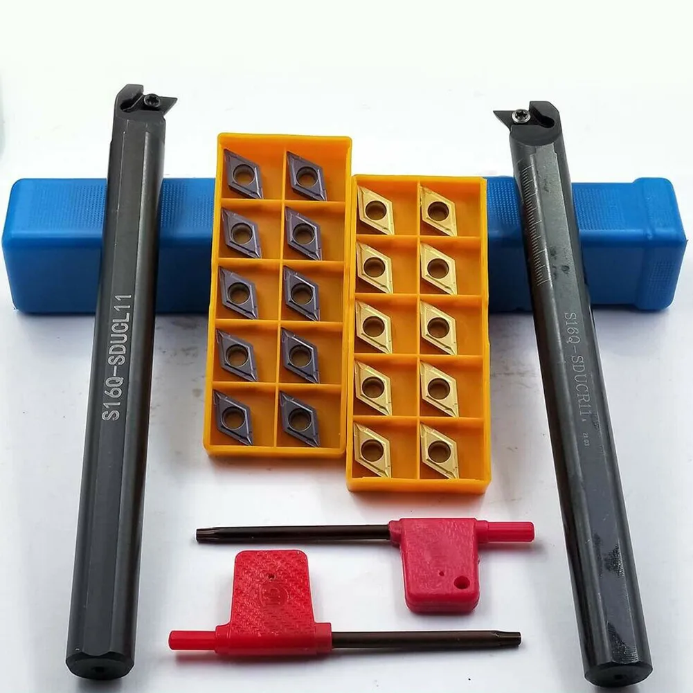

20PCS Turning Tool Holder Alloy Steel Blades And Gaskets Cemented Carbide
