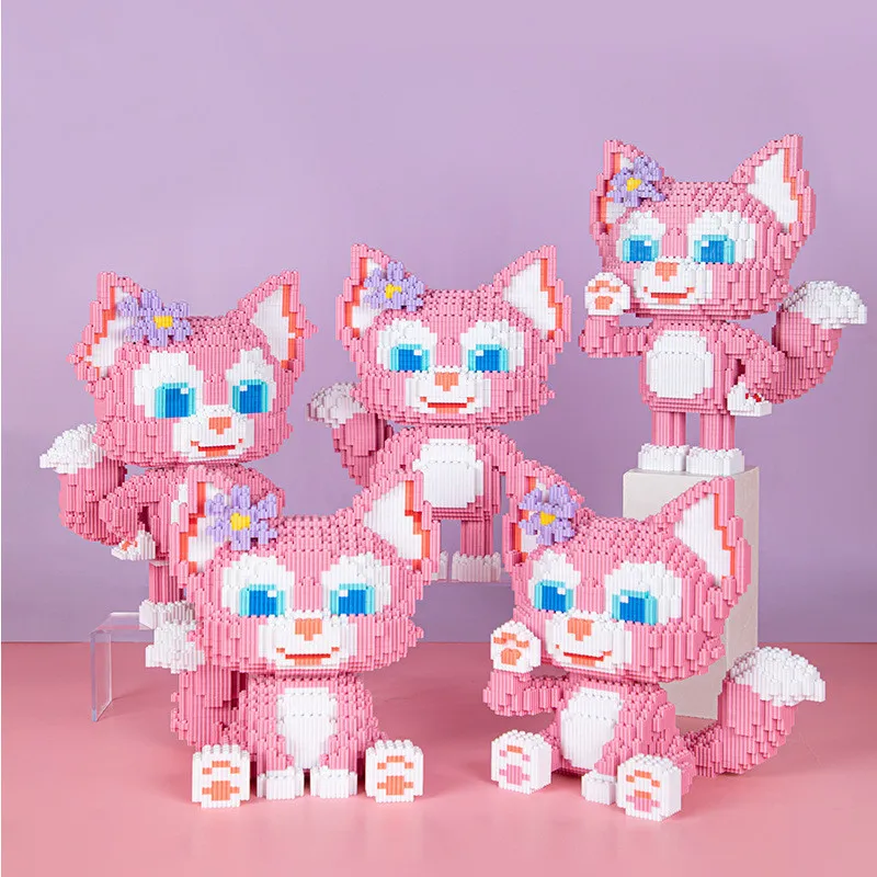 

Miniature Assembled Building Blocks Particles In Series Children's Educational Toys Cartoon Character Lynna Belle Gift For Girls