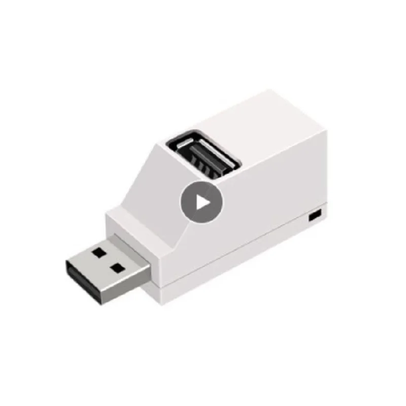 

3 Port USB Hub Mini USB 2.0 High Speed Hub Splitter Box Support Hot Swap Low Power Consumption Suitable For U Disk Card Reader