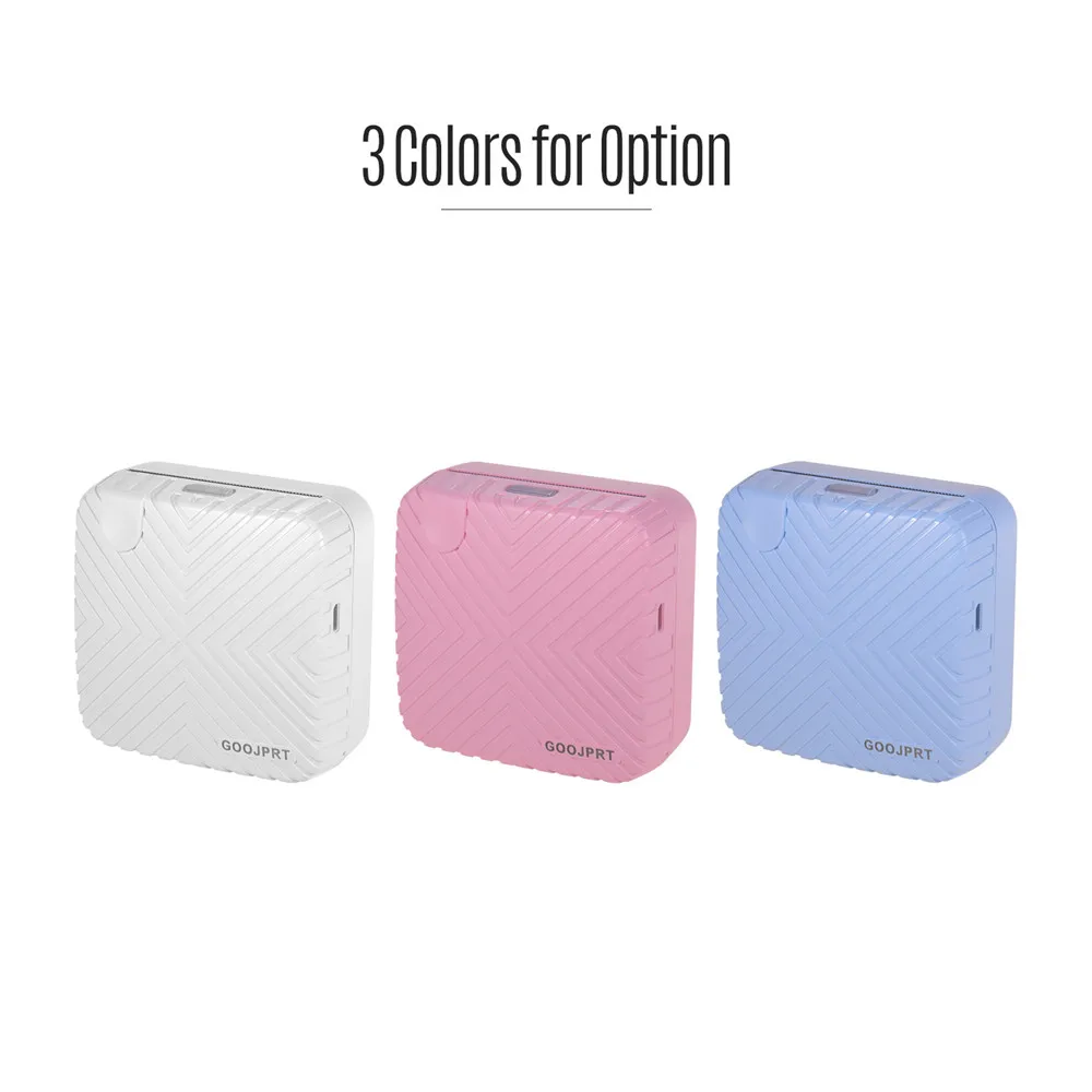 P6 Pocket Portable Bluetooth Mini Printer Phone Photo 203dpi HD Thermal Label For iOS Android Windows 1500 mAh | Компьютеры и офис