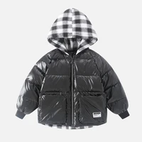 winter warm child snow coat patchwork cotton baby girls boys jackets waterproof children outerwear kids outfits 3 12 years old