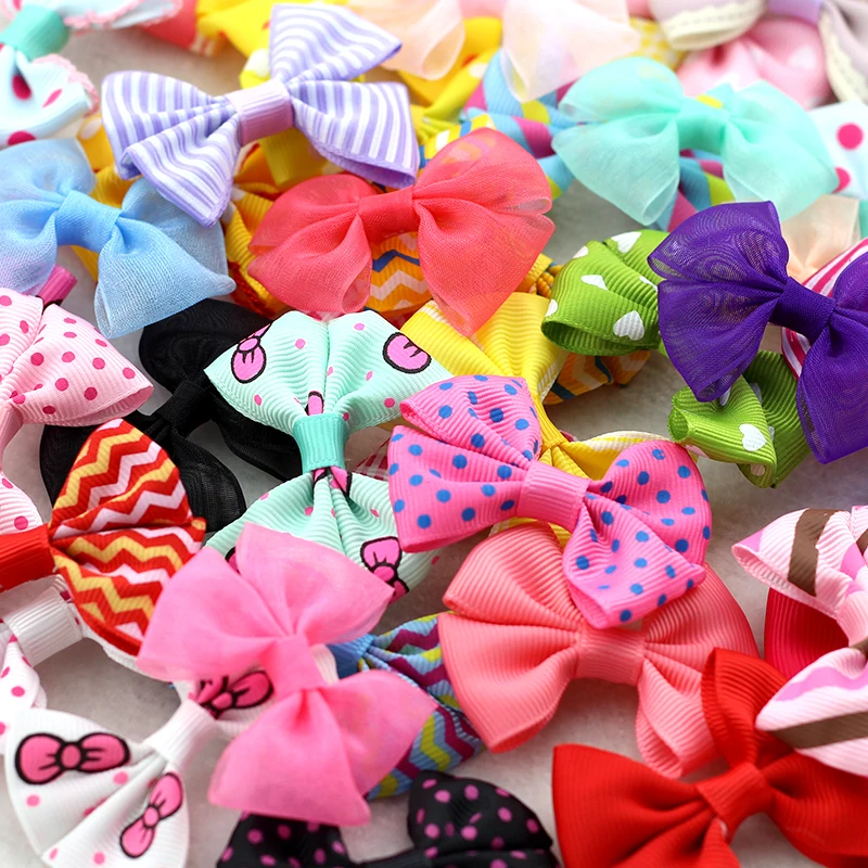 Заколки для волос с бантом девочек 10 шт./лот 2 дюйма|kids hair accessories|hair accessoriesgirl ribbon |