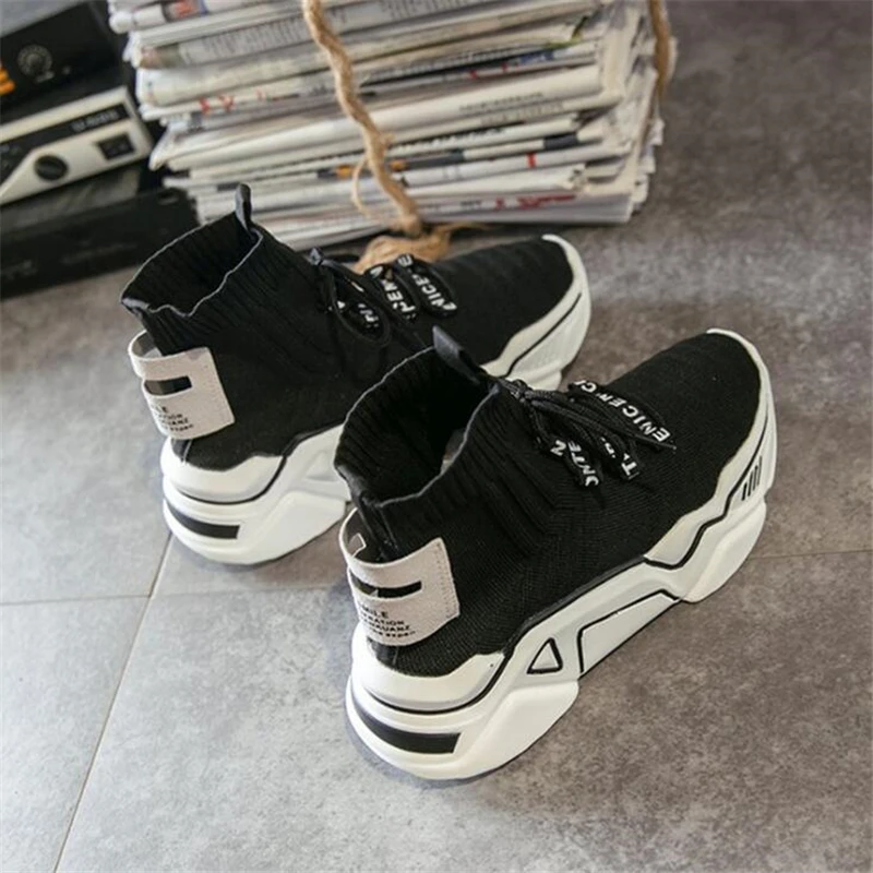 

Women Shoes Casual Fashion Canvas Wedges Chunky Platform Women Sneakers Brand Ladies Female Luxury Designers Shoes for Women