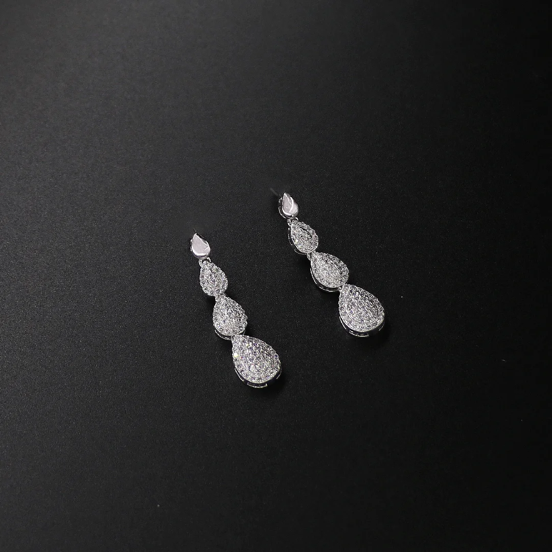 

Bedazled Jewelry Best Gift for Women New arrival Copper Cubic Zirconia Jewelry Sets Wedding Accessories Bridal Jewelry Sets