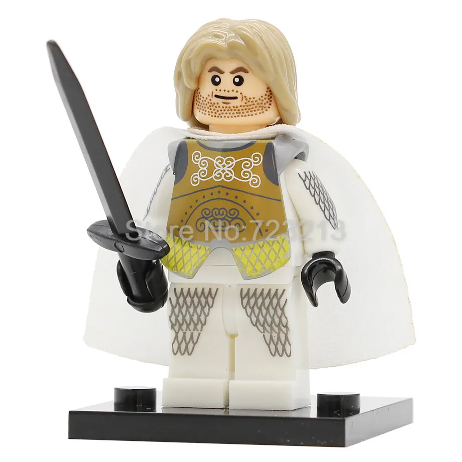 Jaime Lannister Новая игра престолов Сезон 8 фигурка Джон Сноу беньен Старк белый ходунки Wights Джор мормонт самвелл Тарли строительные блоки игрушки - Цвет: Jaime Lannister
