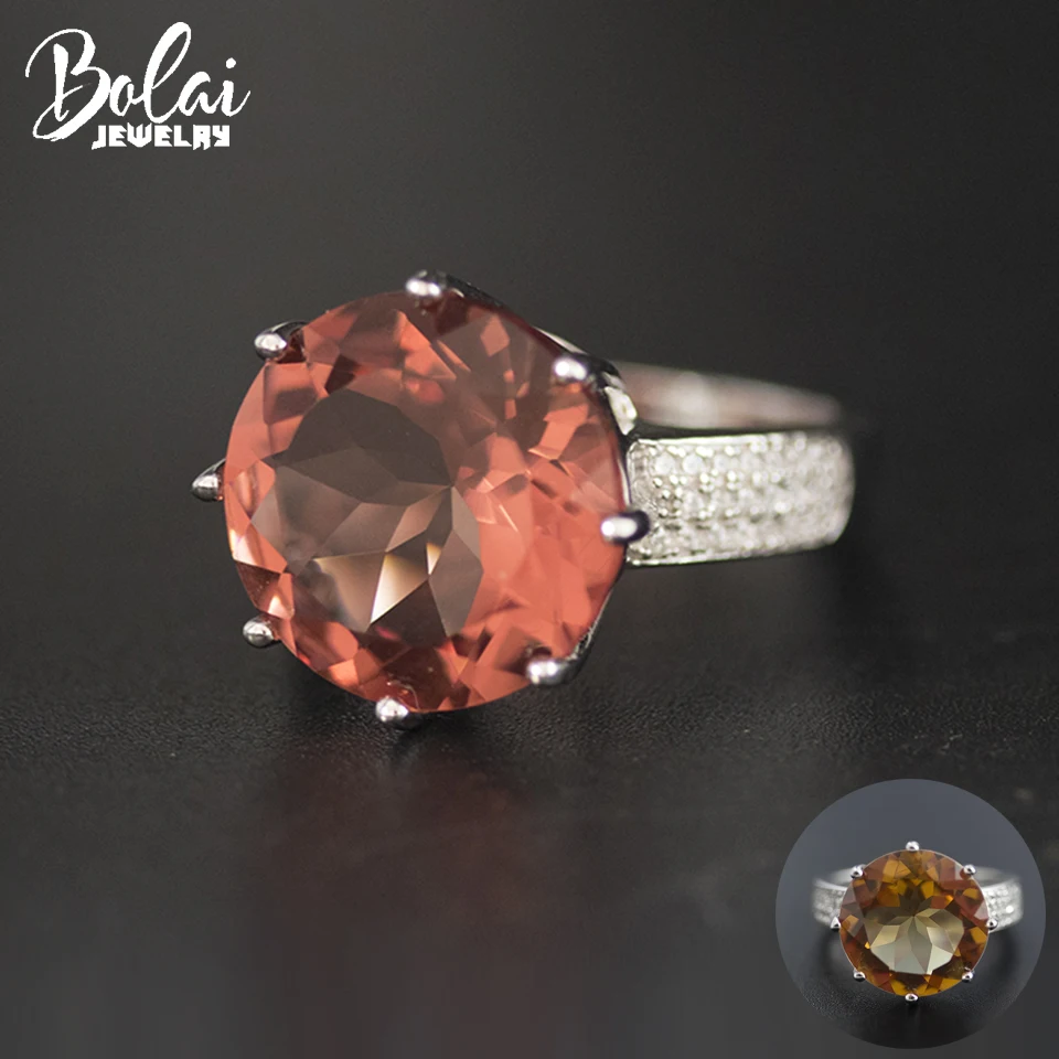 Женское большое круглое кольцо Bolai ювелирное изделие из стерлингового серебра 925