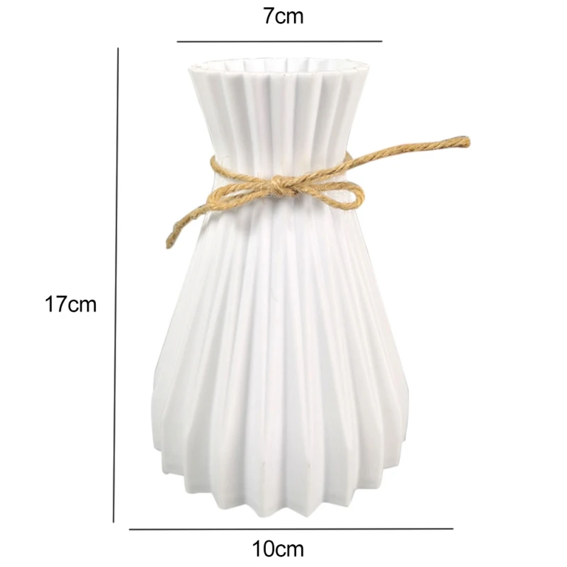 Пластиковая ваза из ПЭ 1 шт. портативная Бытовая уникальная Цветочная композиция