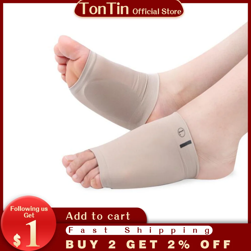 Оптовая продажа силиконовых подошвенный фасциит Arch Поддержка плоскостопие