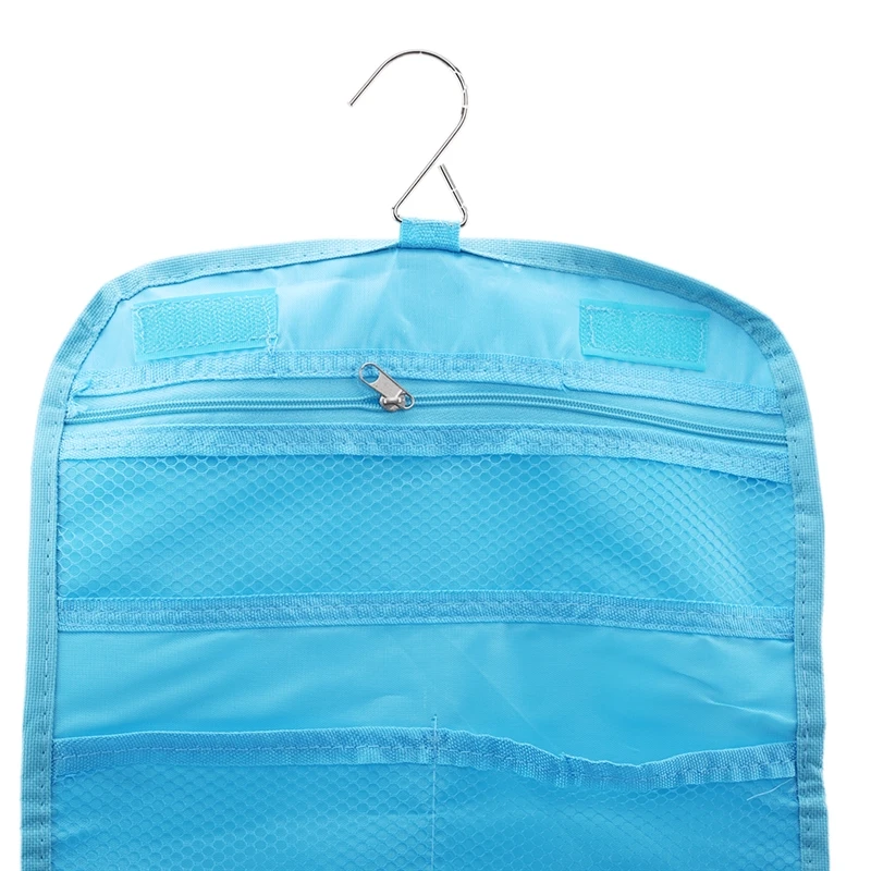 Мини Портативная дорожная косметичка с крючком женские сумки для макияжа