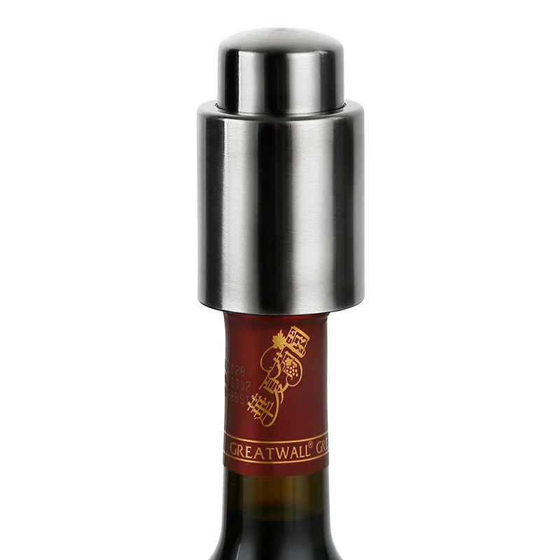 

Vacuum sealed wine and champagne corks Preservation tool Bar supplies Stainless steel sealing machine Bartender accessories
