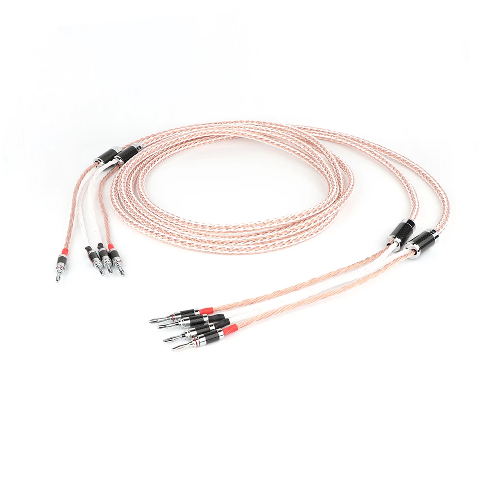 Yter пара HI End 8TC акустический кабель OCC медный аудиокабель для акустических систем