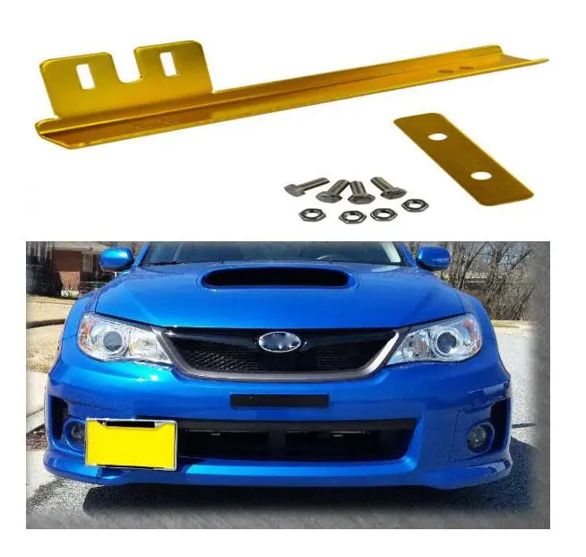 

1pcs Universal License Plate Relocator Front Bumper License Plate Mount Bracket Relocator Bar