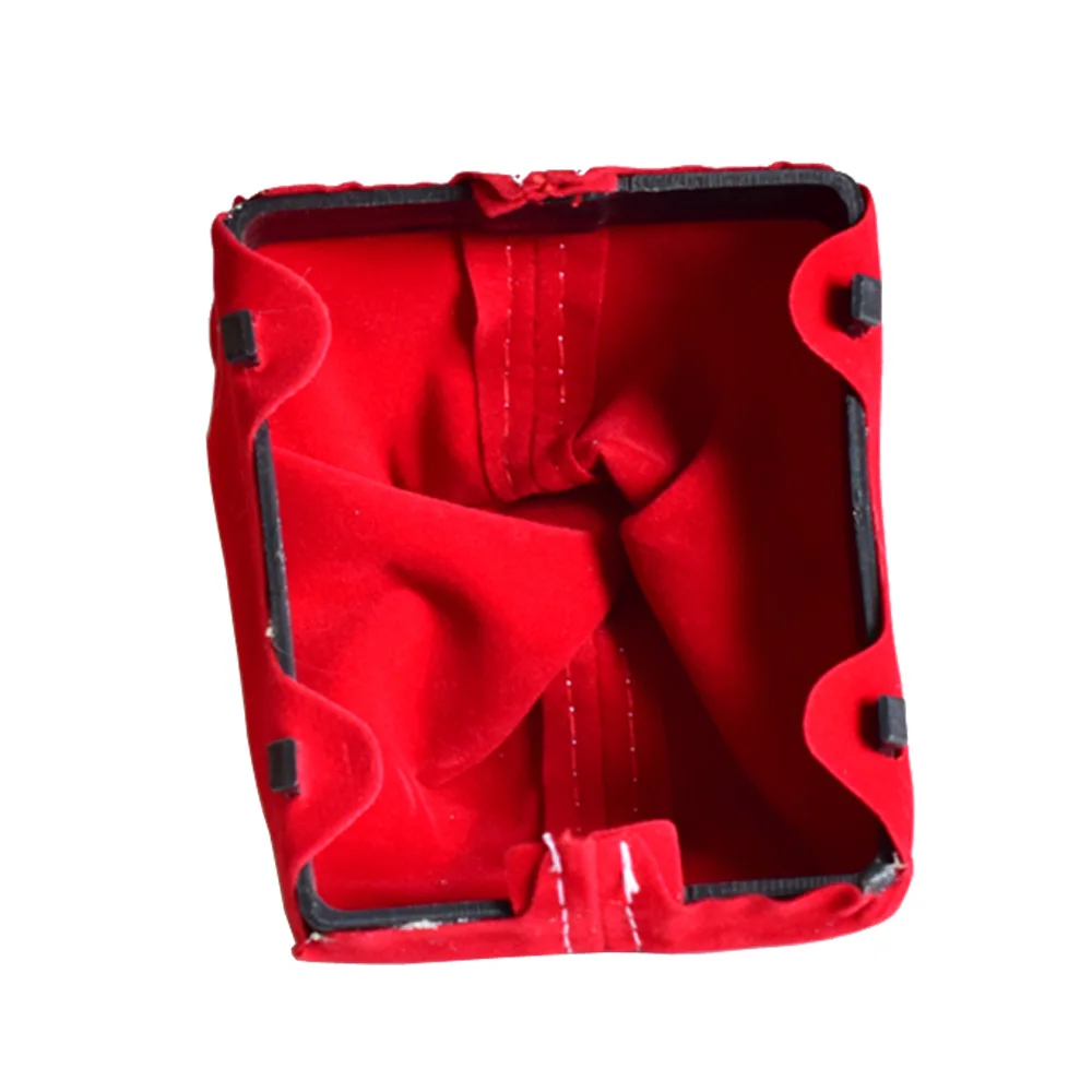 Черный красный замшевый Кожаный Автомобильный 5/6 скоростной ручной рычаг