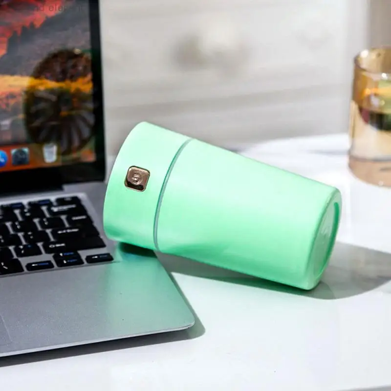 Портативный 280ml увлажнитель USB Радужная чашка яркий распылитель прохладный туман