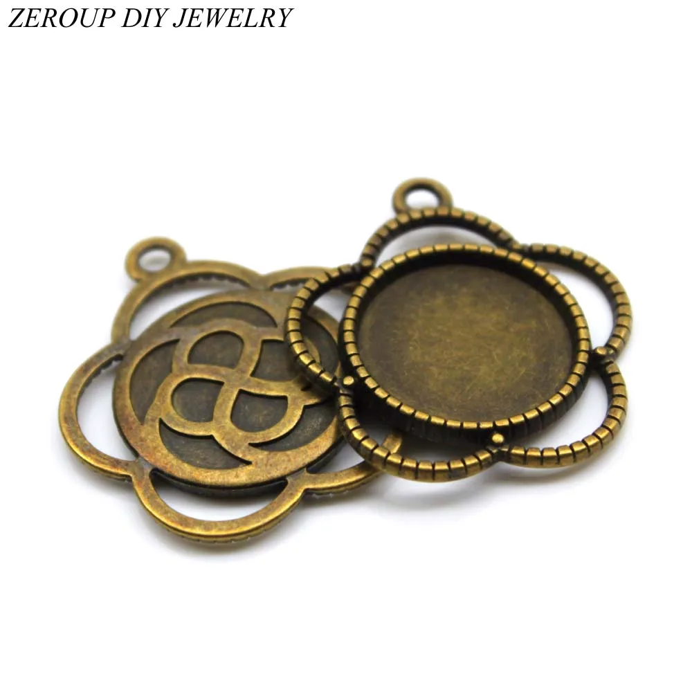 

Основа для ожерелья, бронзовая, серебристая, 5 шт./лот, 20 мм, для ювелирных изделий, T1003