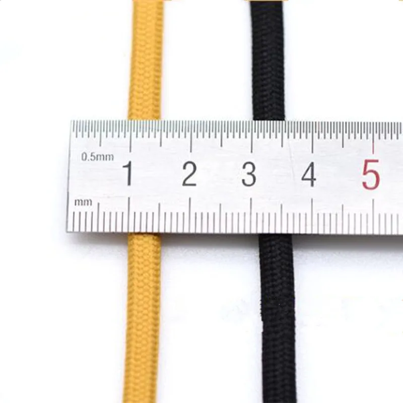 1Pc Solid Color Polyester Cord 140CM Copper Bead Caps Decorative Cap Rope For Sweater Sports Pants Waist Rope Belt