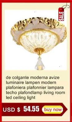 Lustre Luminaria светильник лампа Sufitowe винтажный плафон для гостиной Lampara светильник ing Plafondlamp Хрустальный светодиодный потолочный светильник