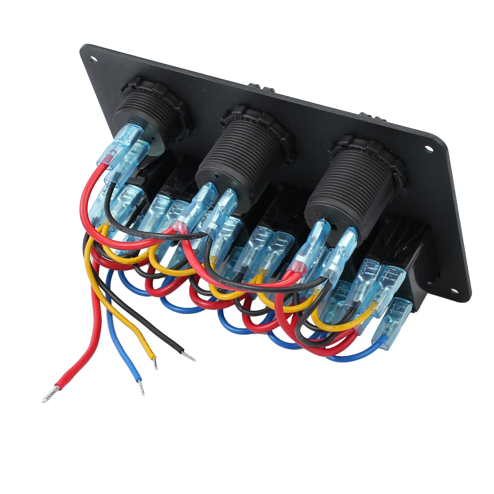 Электрическая панель переключателя 12 В 24 6 кнопок|Переключатели и рычаги для