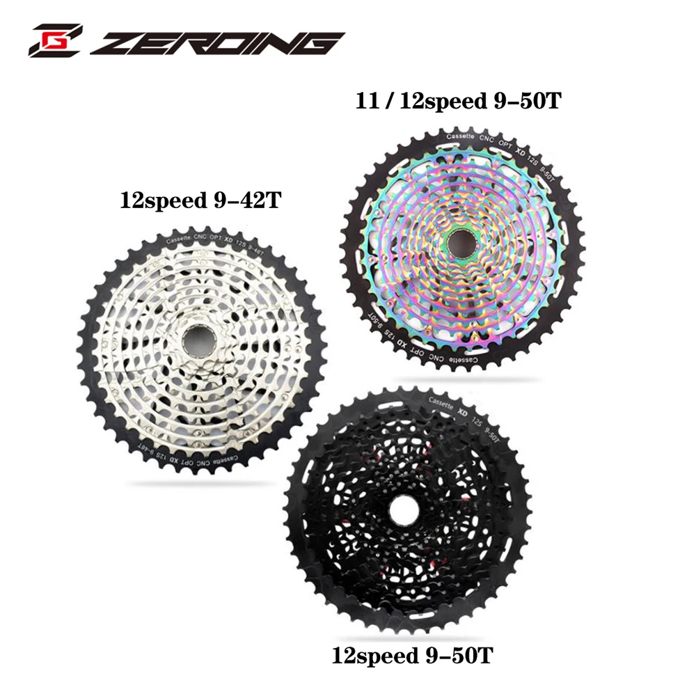

ZEROING MTB 11v/12v cassetteSRAM XD Special 11/12 Speed Ultra Light 377g Chrome-Molybdenum Cassette Flywheel 9-42T 9-50T