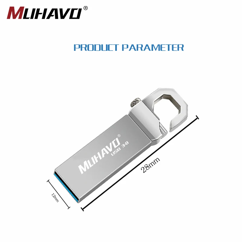 Водонепроницаемый usb флеш накопитель 3 0 металлический 128 ГБ 64 16 8 карта памяти