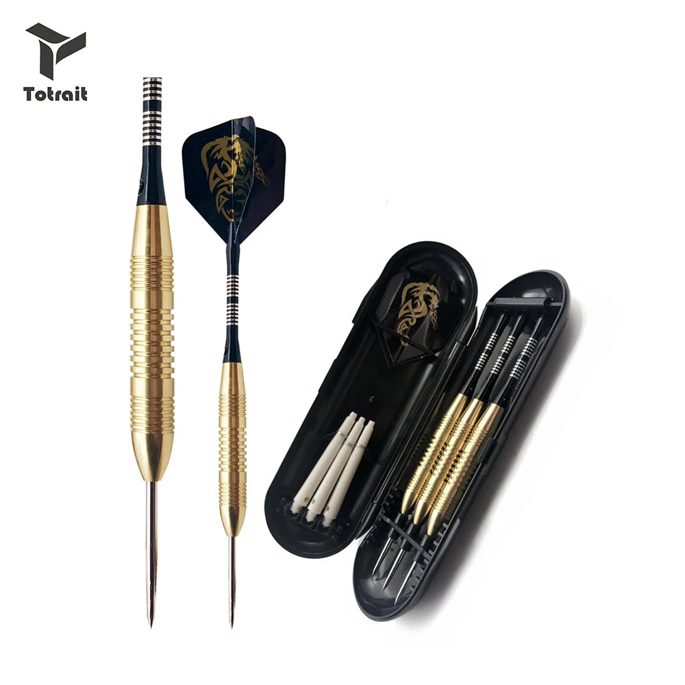 Профессиональные стальные наконечники для Дартс toдонов алюминиевый вал Золотой