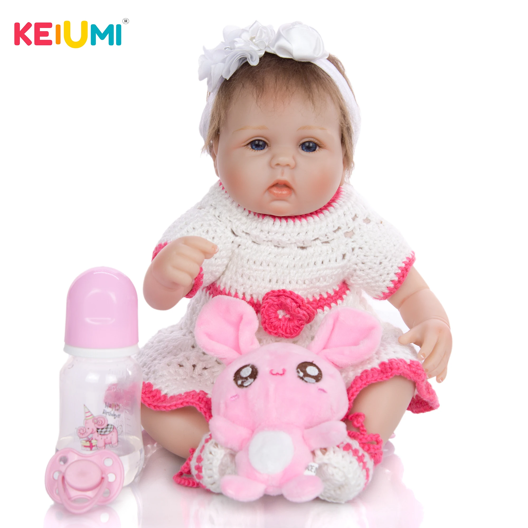 Кукла реборн KEIUMI Куклы Игрушки для девочек милая вязаная кукла ручной работы