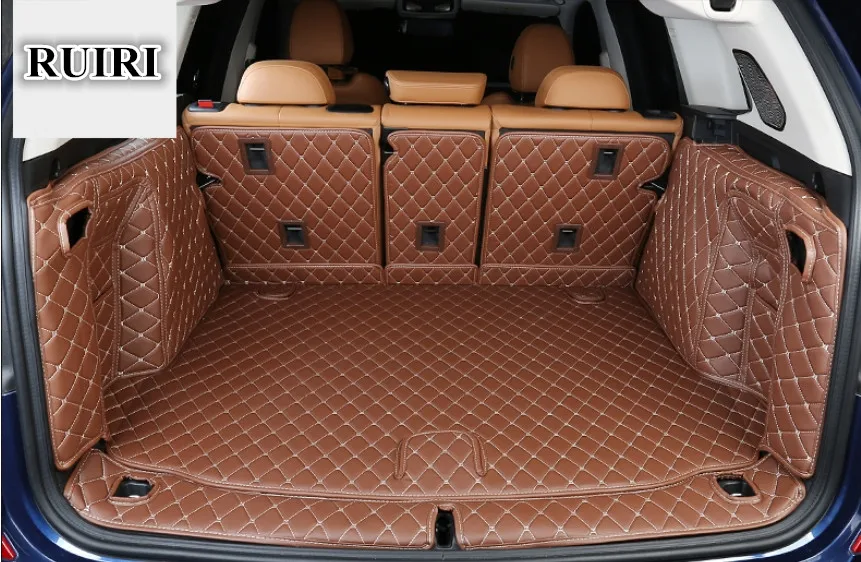 

High quality! Custom full set car trunk mats for BMW iX3 2022-2020 waterproof cargo liner luggage mats boot carpets for iX3 2021
