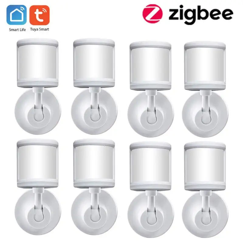

Tuya ZigBee PIR Сенсор с подставка для ног с датчиком движения человеческого тела при обнаружении инфракрасного Сенсор для умного дома автоматиза...