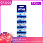 5 шт.карта CR1025 литиевые 3 в кнопочные батареи DL1025 CR 1025 BR1025 KL1025, батарея для часов, игрушек, пультов дистанционного управления, оптовая продажа