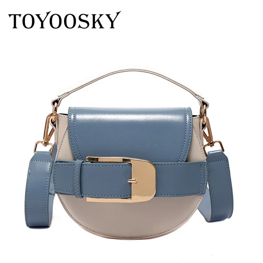 Сумка тоут TOYOOSKY модная винтажная седло из искусственной кожи высокого качества