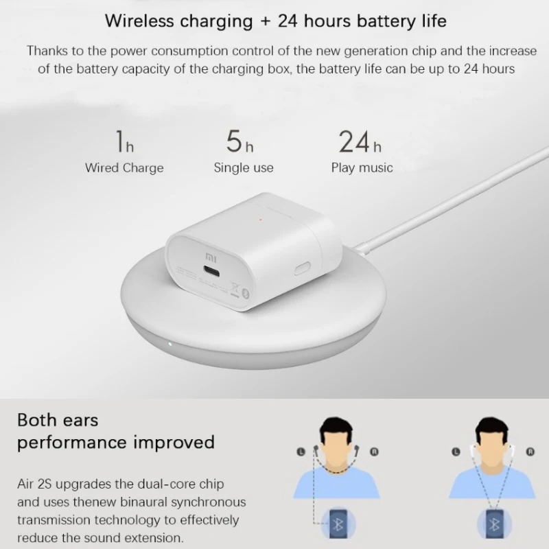 Оригинальный Xiaomi Airdots Pro 2 s Беспроводные наушники с микрофоном глобальная версия
