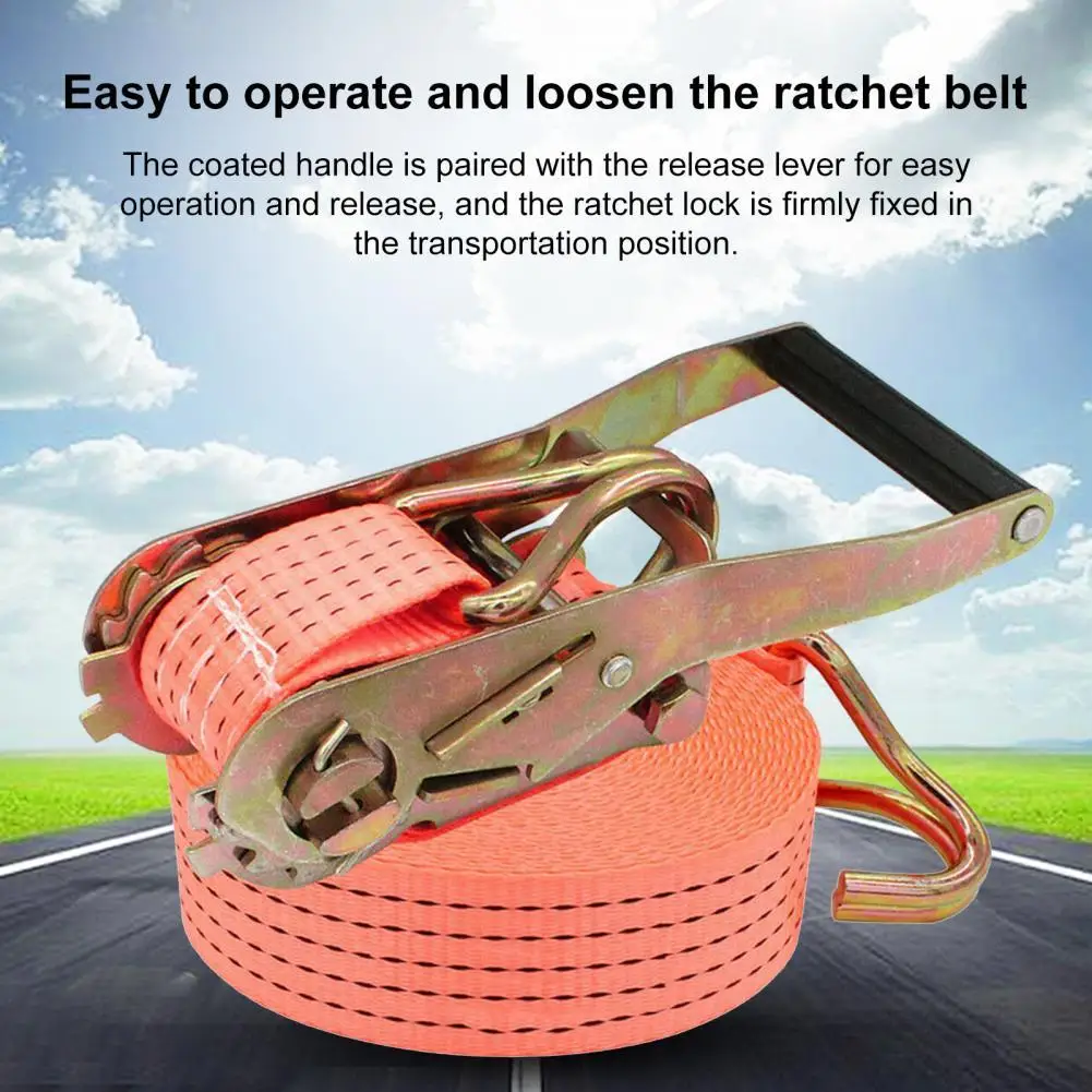 

Useful Strong Load-bearing Cargo Webbing Strap Reusable Cargo Strap Strong Load-bearing for Transportation