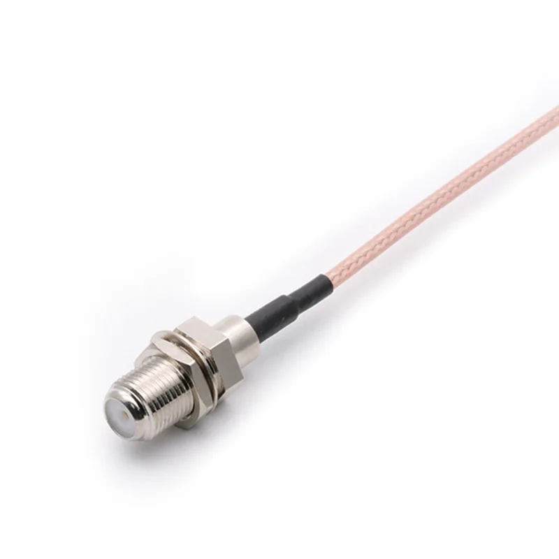 

F Zu UHF PL259 PL-259 SO239 SO-239 Anschluss Uhf-buchse auf F Buchse UHF - F TV messing Gerade RG316 RF Koaxial Adapter