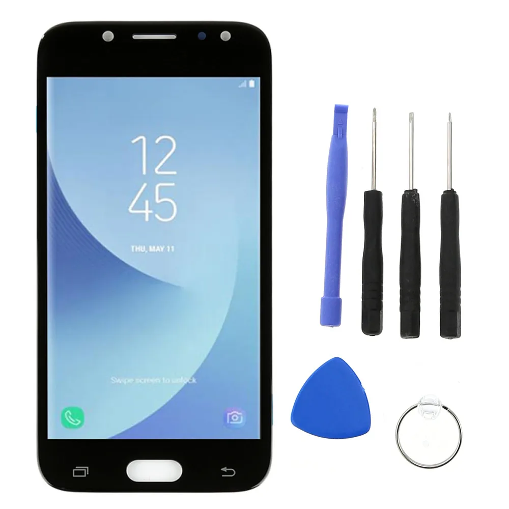 black with tools J530 ЖК-дисплей для SAMSUNG GALAXY J530 J530F SM-J530F J5 Pro ЖК-дисплей сенсорный экран дигитайзер для SAMSUNG j5 pro j530f ЖК-дисплей - Цвет: black with tools