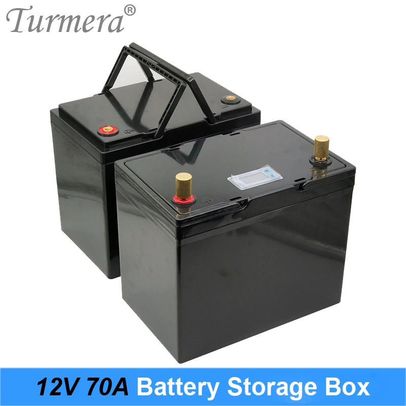

Коробка для хранения батарей Turmera, 12 В, 70 Ач, 90 Ач, 100 Ач, ЖК-дисплей ручной для энергосистем Solor и бесперебойного питания