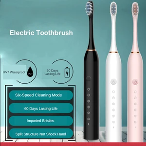 Sonic Electric Toothbrushes Adults Smart Timer USB Rechargeable Whitening Toothbrush IPX7 Waterproof Washable 4 Brush Head Sonic Electric Toothbrushes Adults Smart Timer USB Rechargeable Whitening Toothbrush IPX7 Waterproof Washable 4 Brush Head