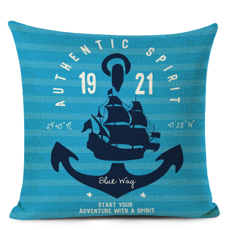 Индивидуальный чехол для подушки s ракушка парусник наволочки подушек с принтом