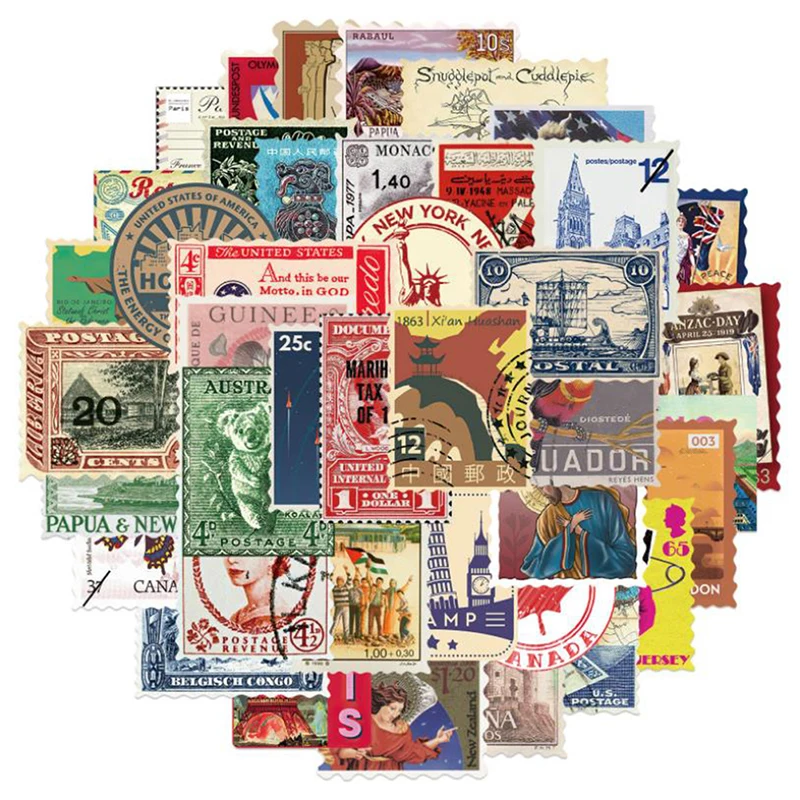 50 шт. водонепроницаемые наклейки для ноутбука чемодана скейтборда | Игрушки и