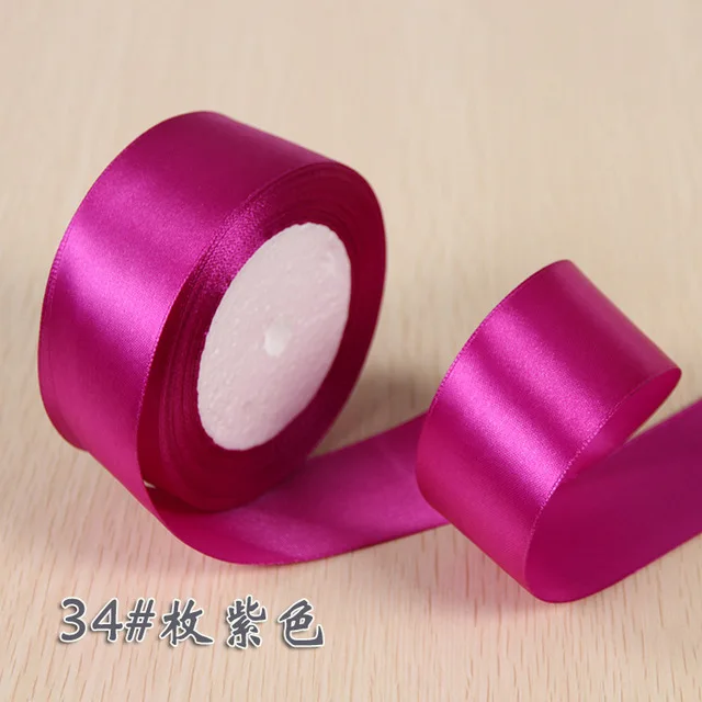 Purple Red 6 мм 1 см 1,5 см 2 см 2,5 см 4 5 см атласными лентами DIY Искусственные Шелковые Розы Ремесла поставок швейной фурнитуры Скрапбукинг Материал - Цвет: Purple Red