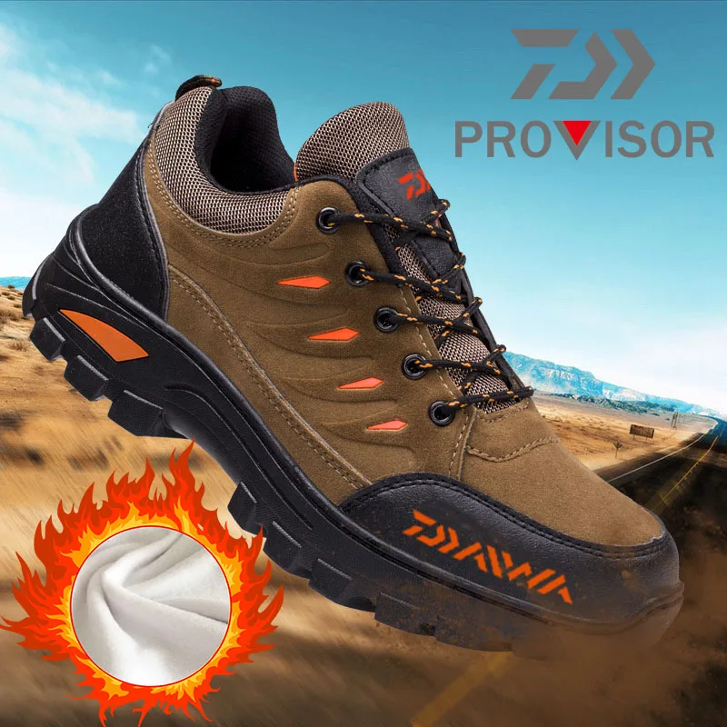 2020 Новый Daiwa Для мужчин рыбалка зимние тёплые уличные ботинки DAWA рыболовство