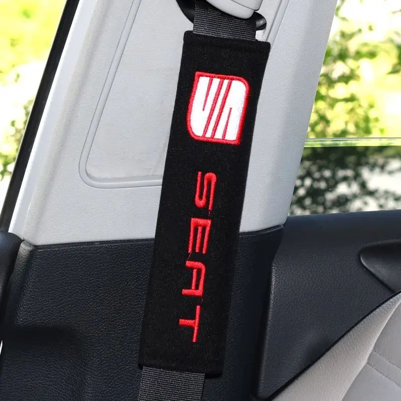 Чехол для ремня безопасности из углеродного волокна 2 шт. чехол автомобильного