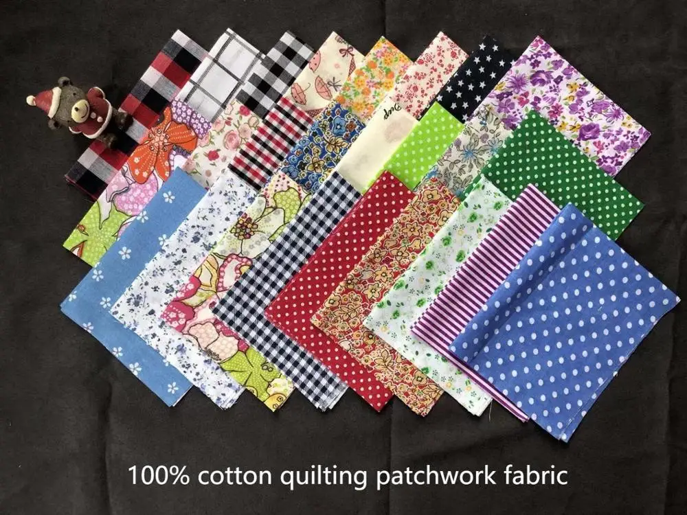 Хлопковая ткань с принтом для шитья сделай сам 20 см х 25 50 шт. в партии или